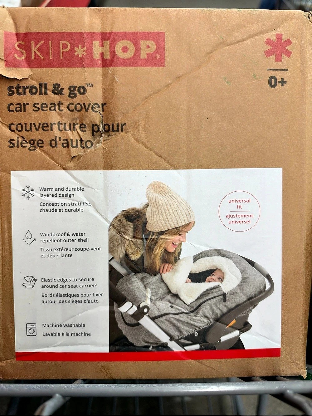 Skip Hop Stroll & Go Car Seat Cover Pink